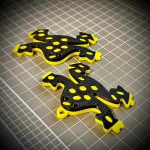 Frog Domed Shaped Multi Color (+ bag tag version)   