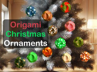 Origami Christmas Ornaments