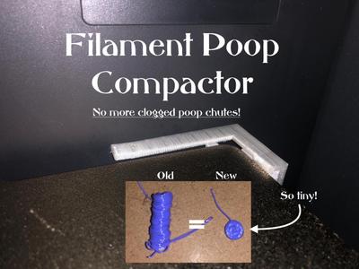 X1/P1 Poop Chute Saver: Compact Filament Purges!