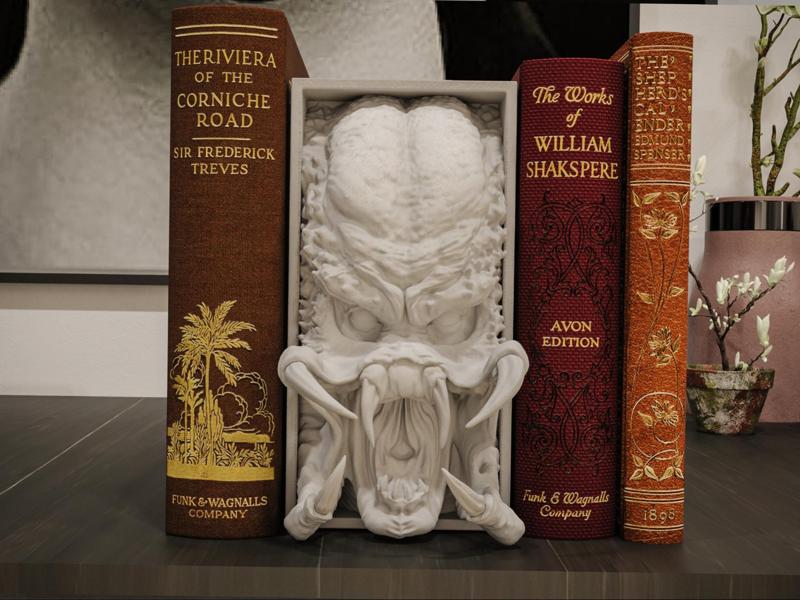 Predator Book Nook and Wall Mount