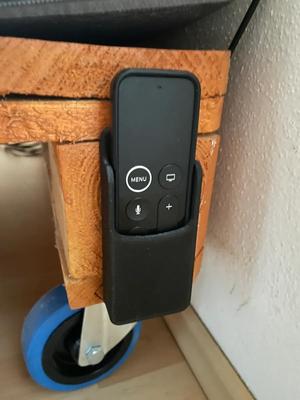 Apple TV Remote (4th Gen) with sleeve holder