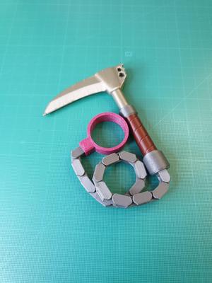 Ringchaku Spinning Fidget Toy - Kusarigama Edition