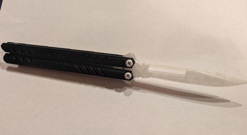 Cyberpunk Butterfly Knife 
