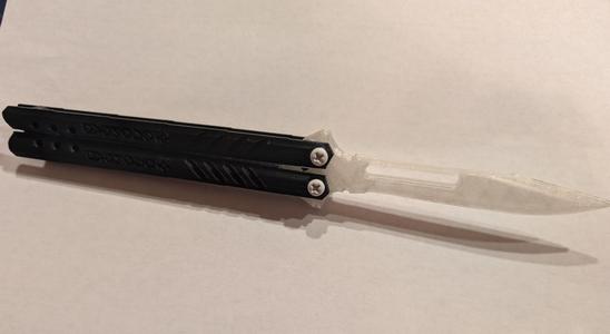Cyberpunk Butterfly Knife 