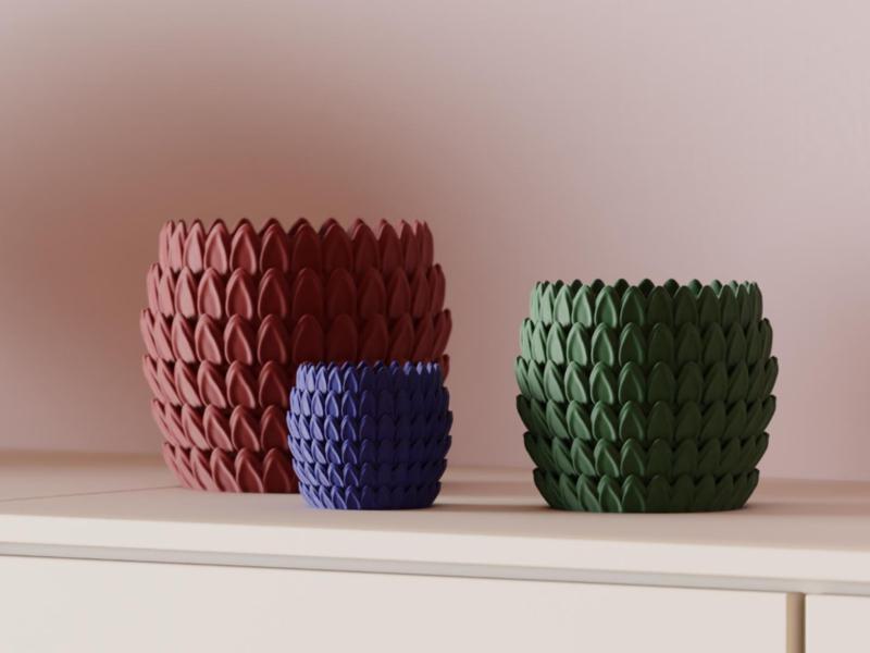 Dragon Egg style Planter. Game of Thrones Pot