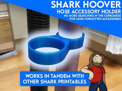 Holder for Shark Vacuum hose attachments