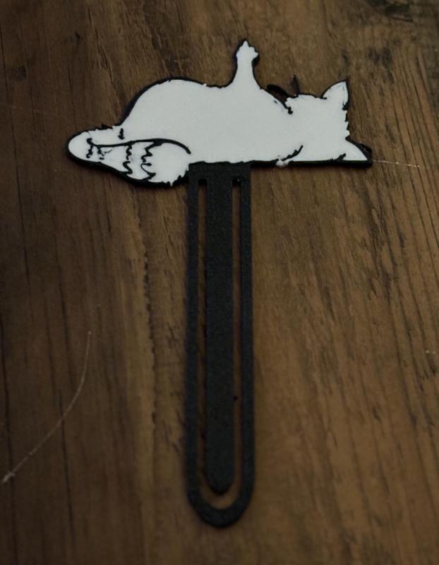 Cat Middle Finger Bookmark