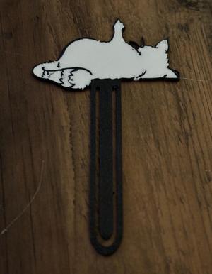 Cat Middle Finger Bookmark