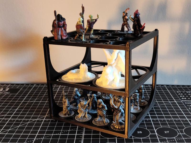 Miniature Storage [V2]  (25mm to 80mm round bases)