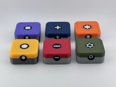 Small Parts Bit Box V5 - Pop-Up Box Compatible