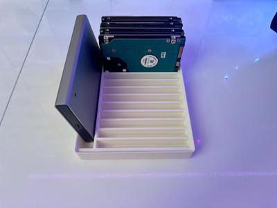 Gridfinity 2.5 inch HDD/SSD Holder for 13 Drives