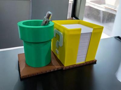 Super Mario Notizzettel Organizer 90x90
