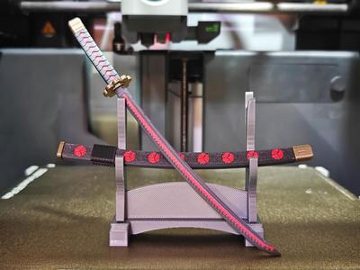 Miniature Roronoa Zoro's Black Blade Shusui (revision 1)