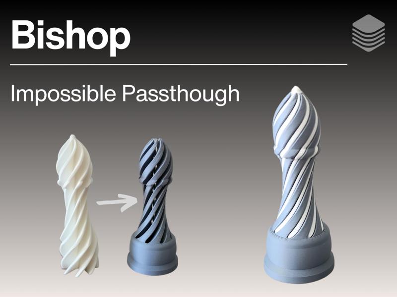 Bishop Chess Piece Impossible Passthrough