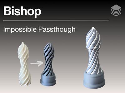 Bishop Chess Piece Impossible Passthrough