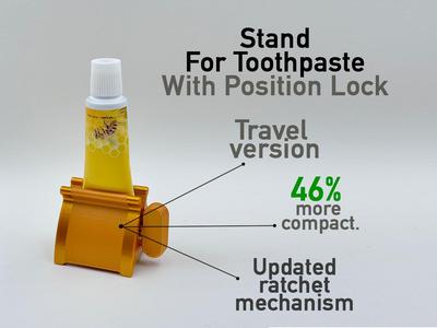 Stand for Toothpaste (Travel version)