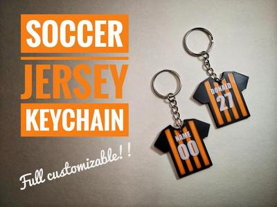 Soccer Jersey Keychain - full customizable!