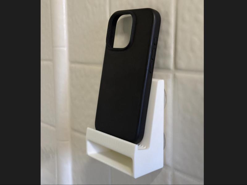 Shower phone holder & Speaker