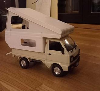 RC keitruck camper / Pop up camper shell for wpl d12 