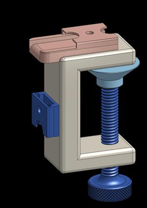 Hot wheels tracks clamp