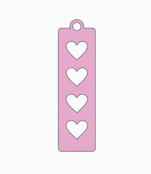 4 Hearts Rectangle.stl