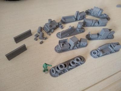Post apocalyptic barricades - Bundle