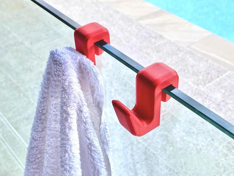 Pool Fence Towel Hanger