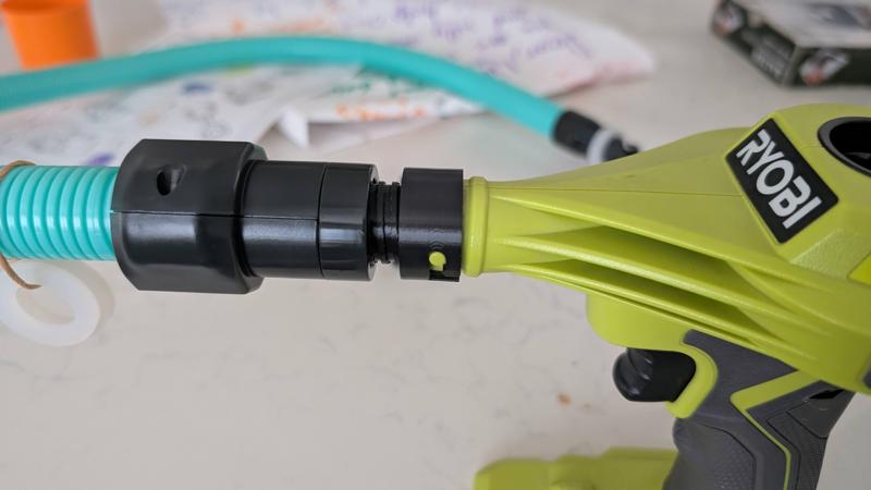 Paddle Board adapter for Ryobi blower and Body Glove Pump