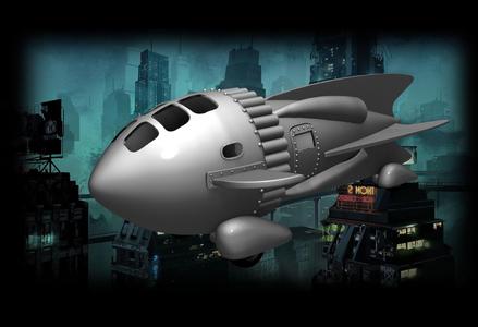 Dr. Zarkov's rocket ship - Flash Gordon (1936)