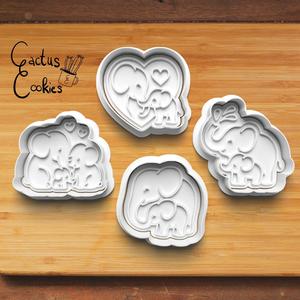 Elephant Cookie Cutter set 0870
