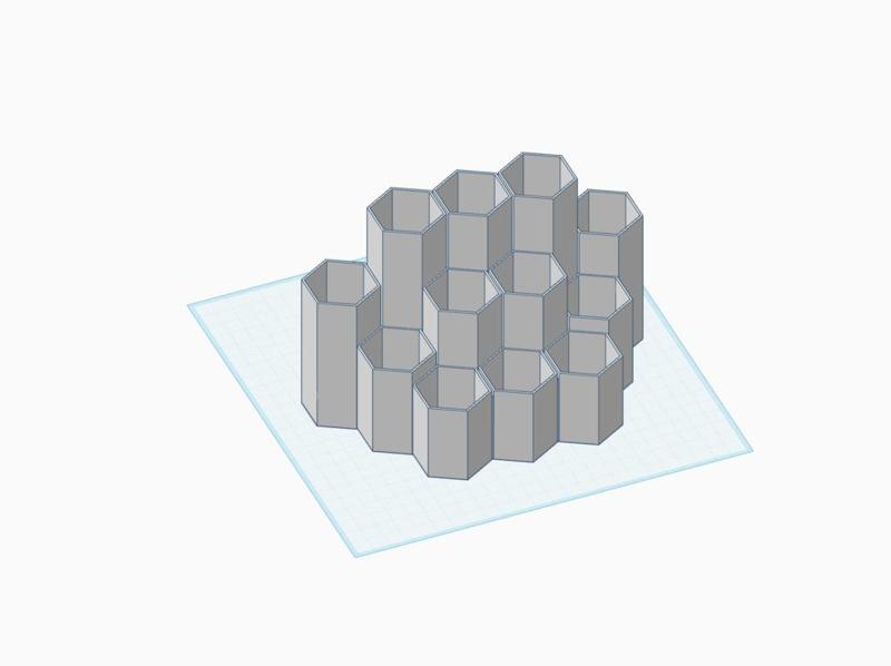 Hexagon Shaped Holders for Skådis Bobs & Bits