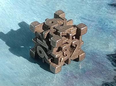 Intangle d6 Backgammon Doubling Cube