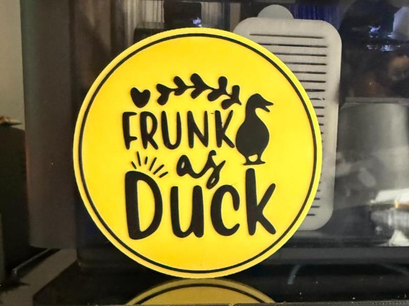 FRUNK AS DUCK COASTER