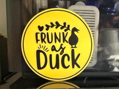 FRUNK AS DUCK COASTER