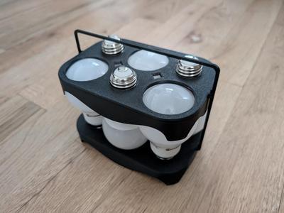 A19 Light Bulb Holder & Storage