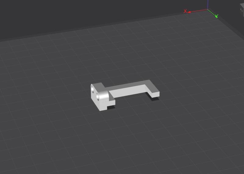 WPL 2 Speed Gearbox shifter support