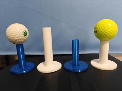 Golf ball mat tees
