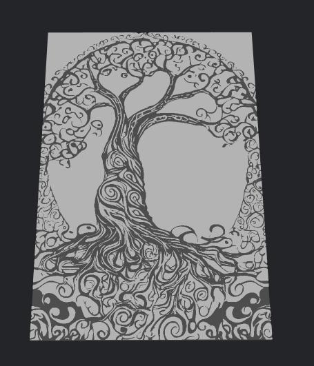 tree of life 3d painting