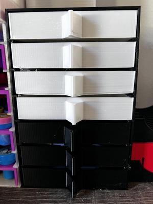 Storage tower for small things such as marbles