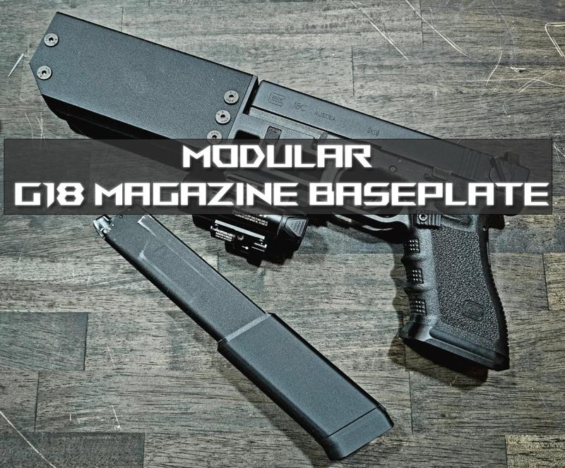 Elite Force G18 Mag Sleeve and Baseplate (Airsoft)