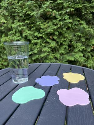 Abstract cloud coaster (4 models)