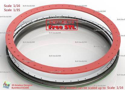 Tiger Tank Late Production Turret Seat Ring.(STL-35-16)
