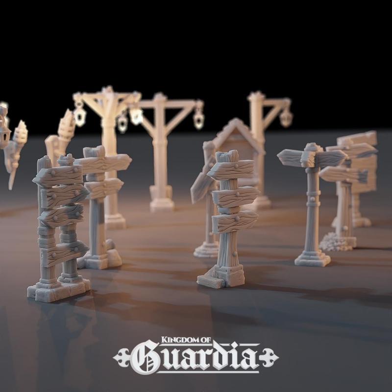 Kingdom of Guardia: Signs, Posts, Boards