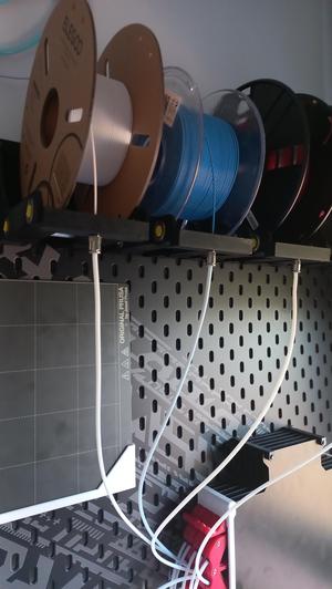 MMU3 Support with tube fitting (skadis)