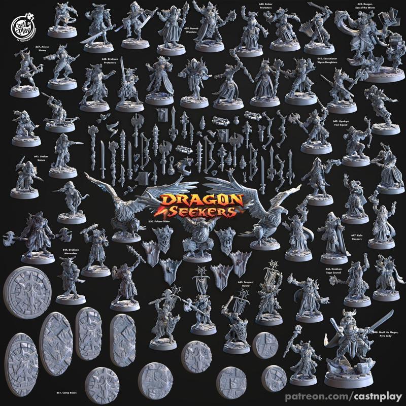 Dragon Seekers (Pre-Supported) (Set)