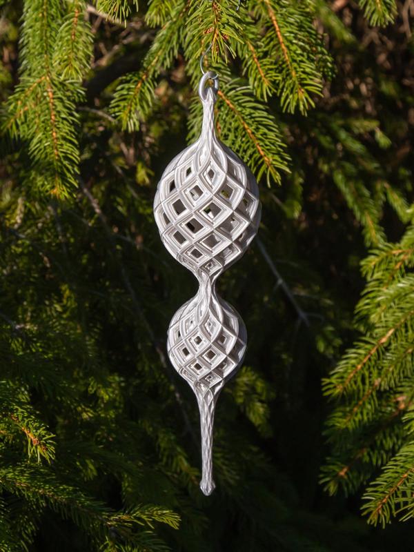 Lattice Christmas Finial 2024