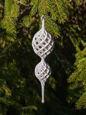 Lattice Christmas Finial 2024