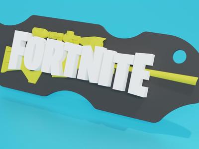 Fortnite Bolt Action Keychain 