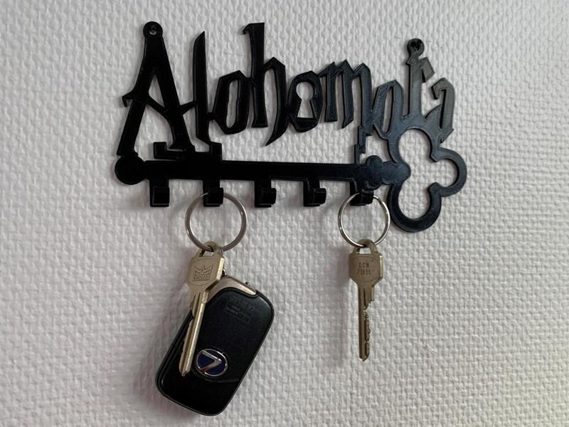 Wall key hanger Alohomora Harry Potter