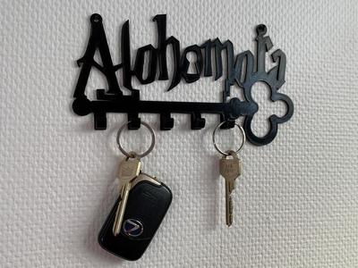 Wall key hanger Alohomora Harry Potter